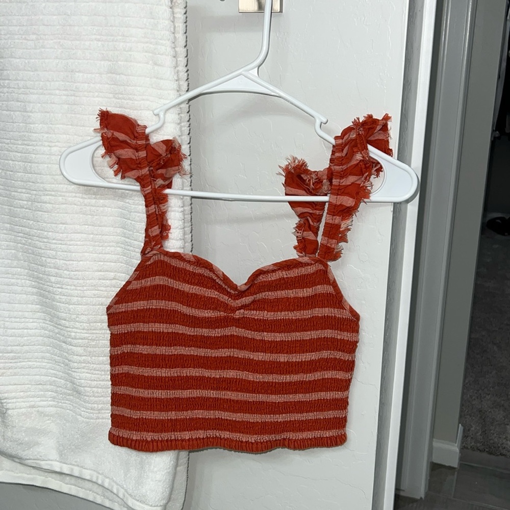 Free People Cropped Tank Top size small